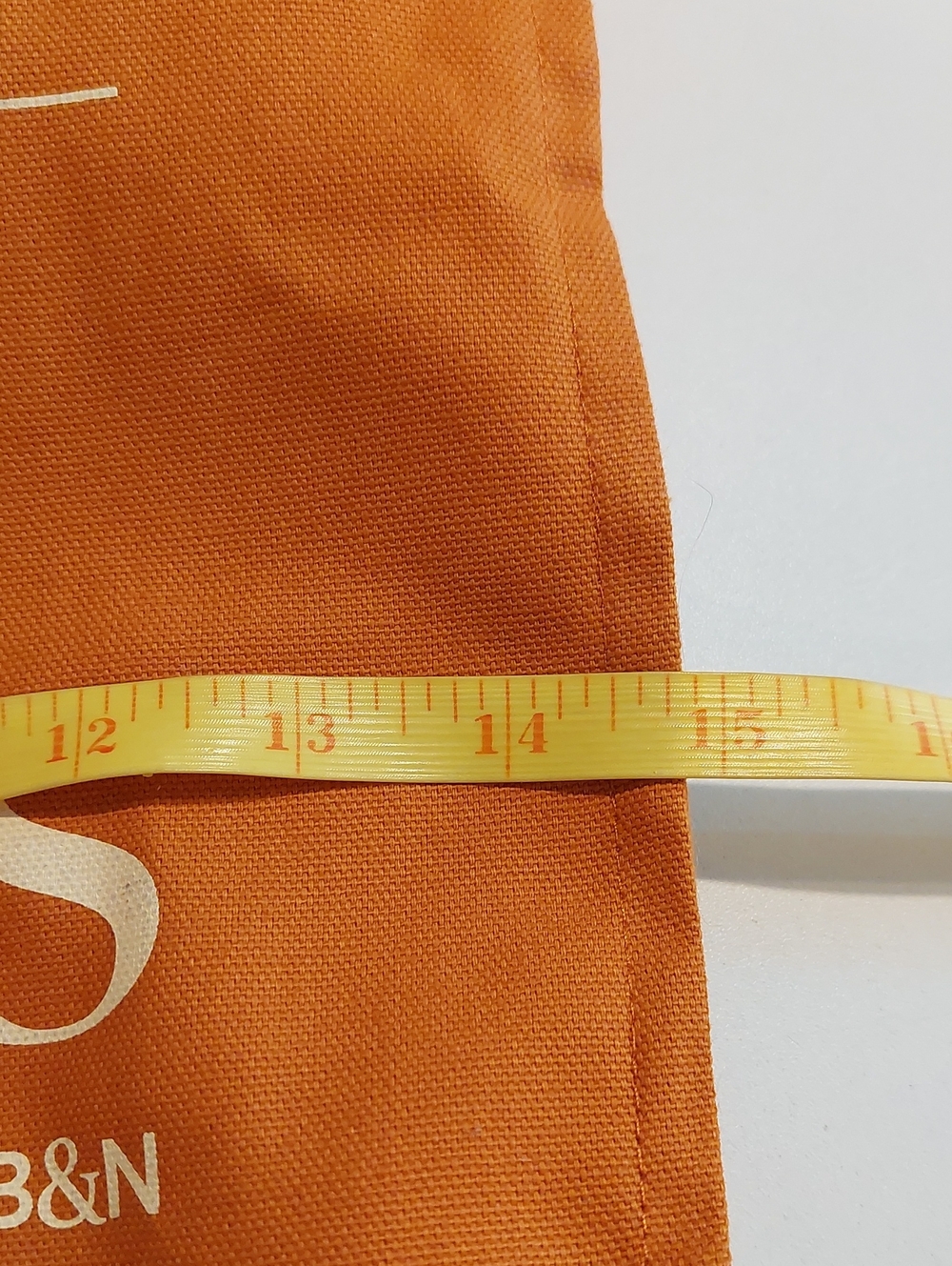 Barnes & Noble Tote Bag Rust Orange Organic Cotton - Picture 9 of 12